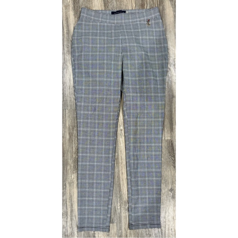 💸📉 Tommy Hilfiger Black and White Plaid Pants
